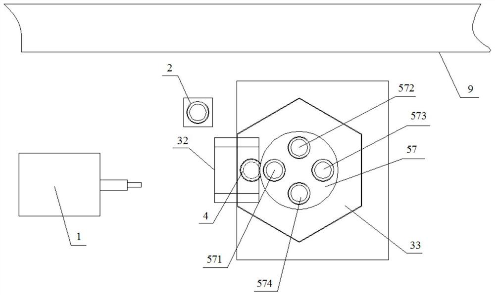 Material moisture detection device and its control method, control system