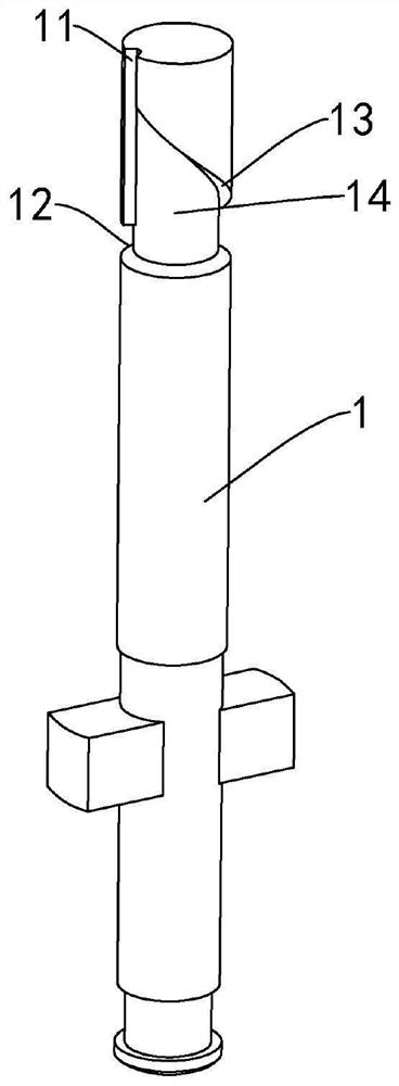A plunger coupling for an obtuse-angle oil groove of a high-pressure oil pump