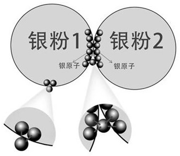 A kind of low-temperature silver paste for hit solar cell and preparation method thereof