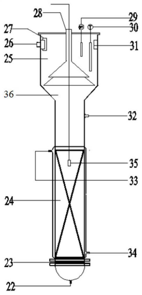 An anoxic fluidized bed device for high concentration nitrate nitrogen wastewater treatment