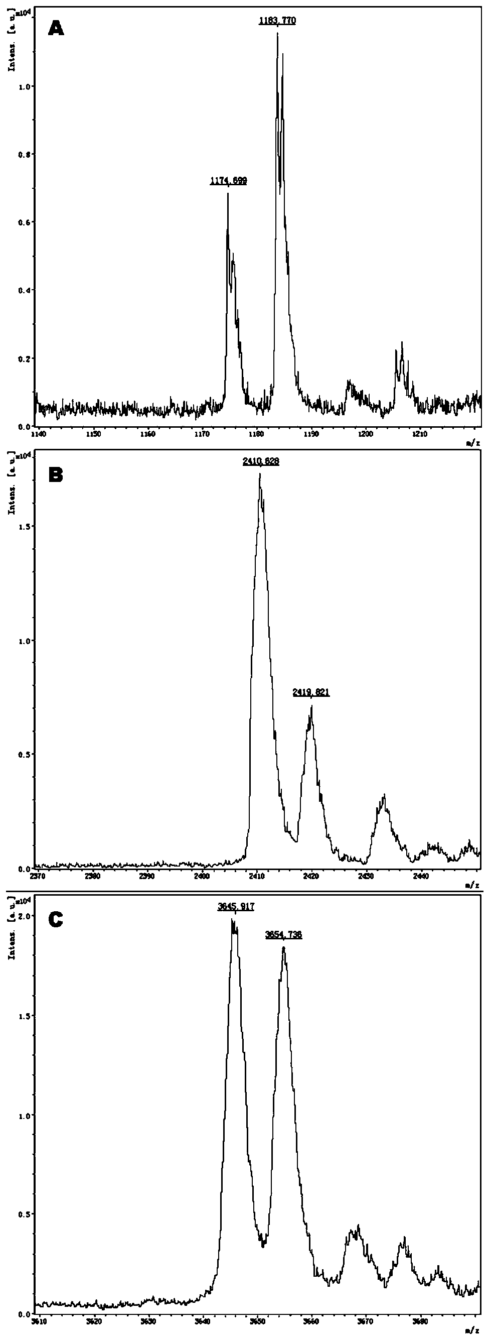 Method for distinguishing individualized medication of ramiprilat by mass spectrometry through detection products