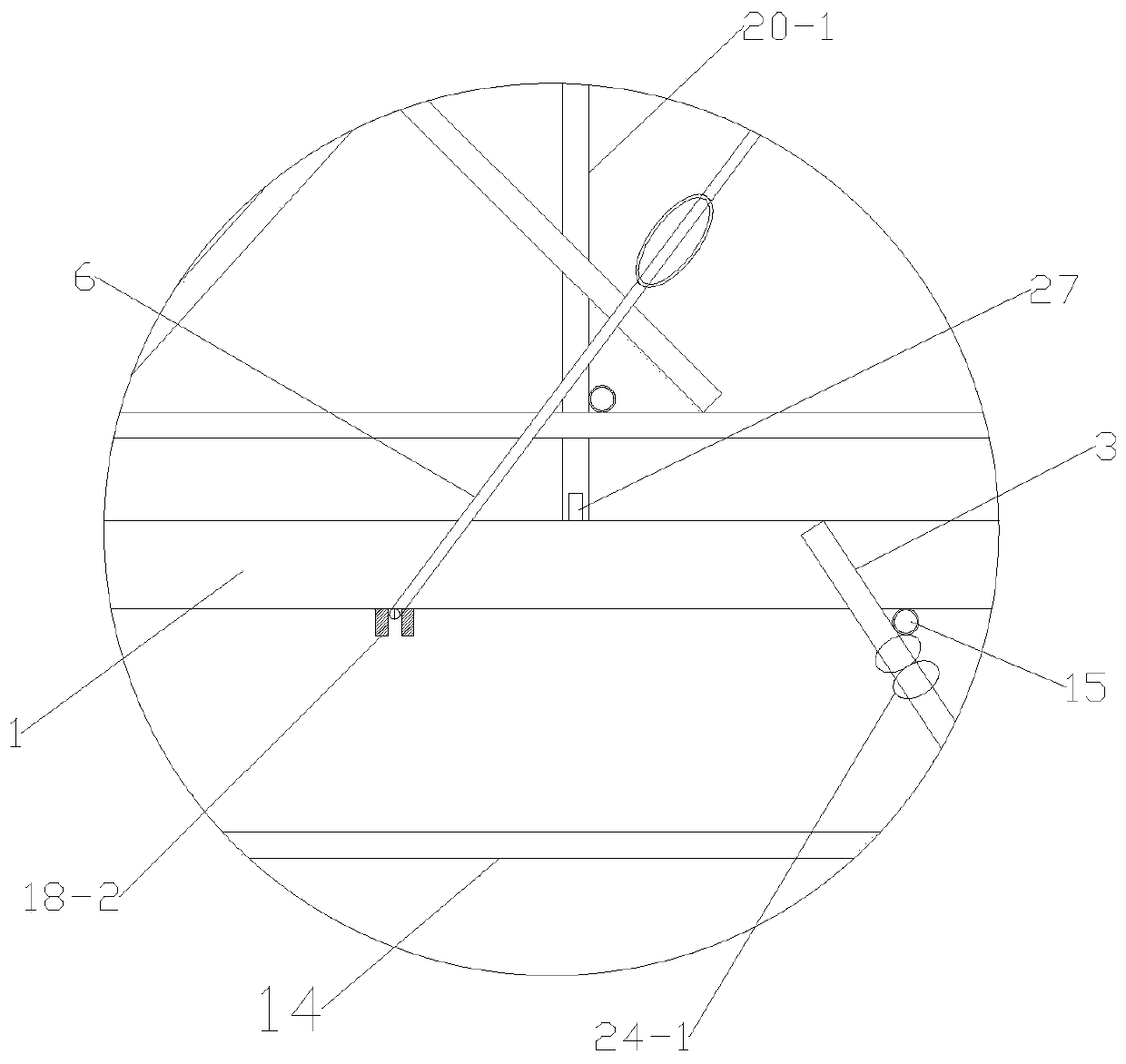 A construction method for a high-altitude cantilevered formwork support frame