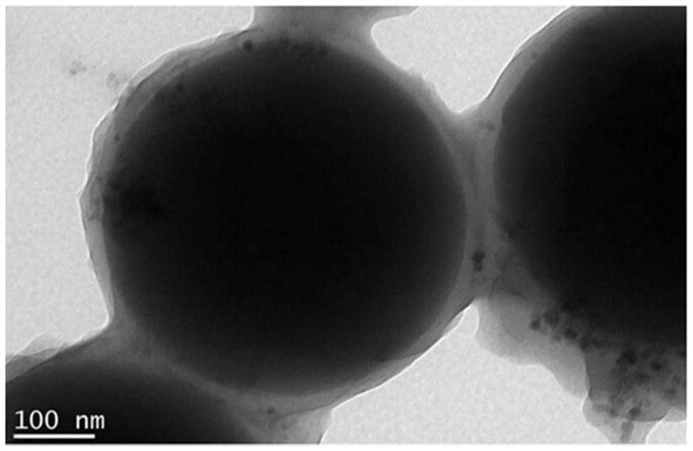 A tetracycline hollow double imprinted layer magnetic nanosphere and its preparation method and application