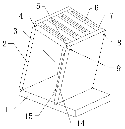 Knife placement device for kitchen