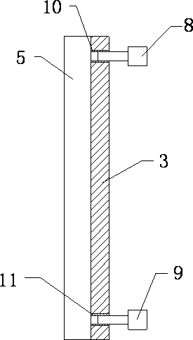 Knife placement device for kitchen