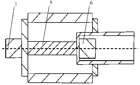 Acoustic characteristic detection device of forming material under state of controllable change of temperature and pressure