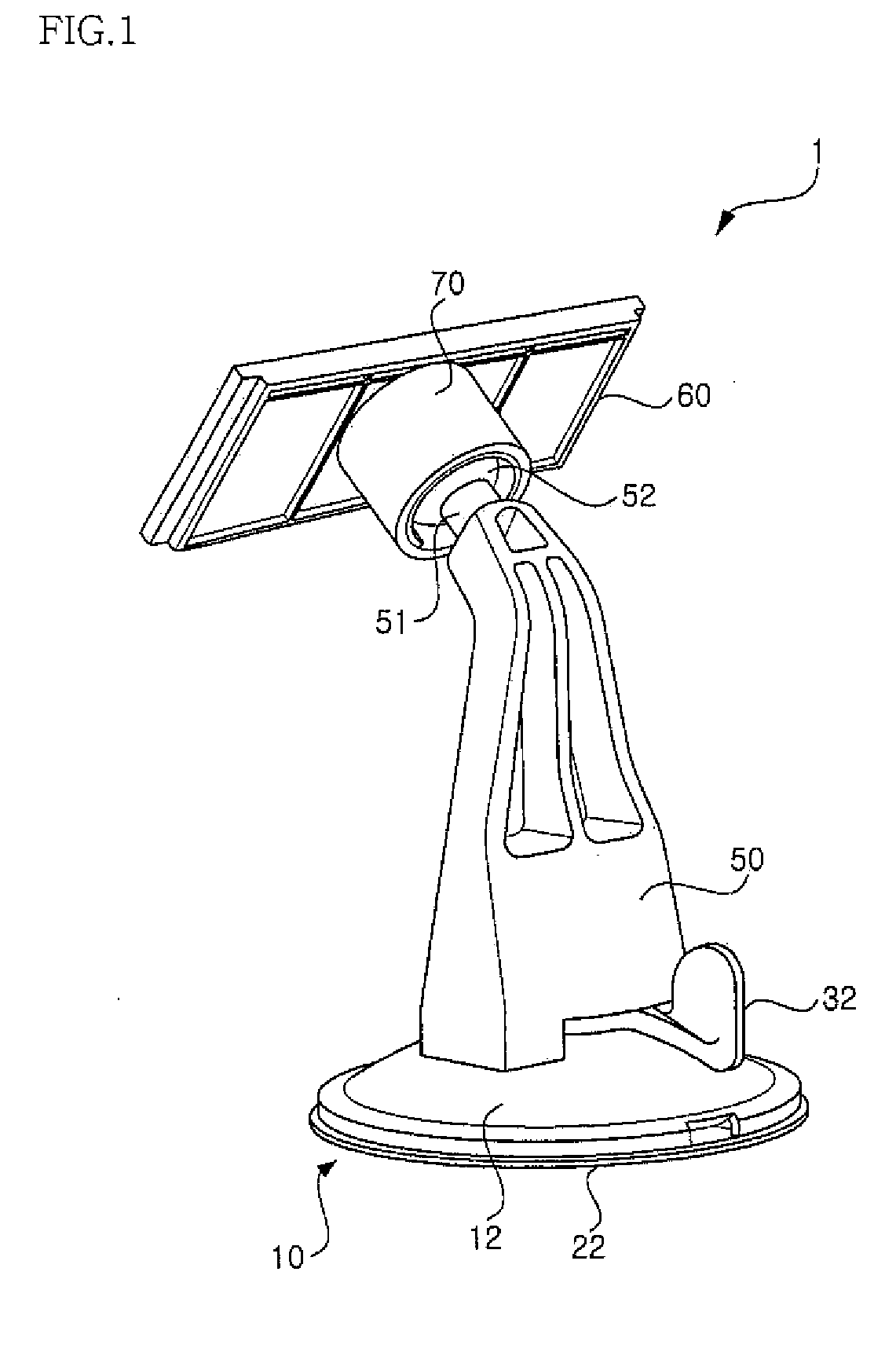 Suction plate and cradle for an automobile having the same