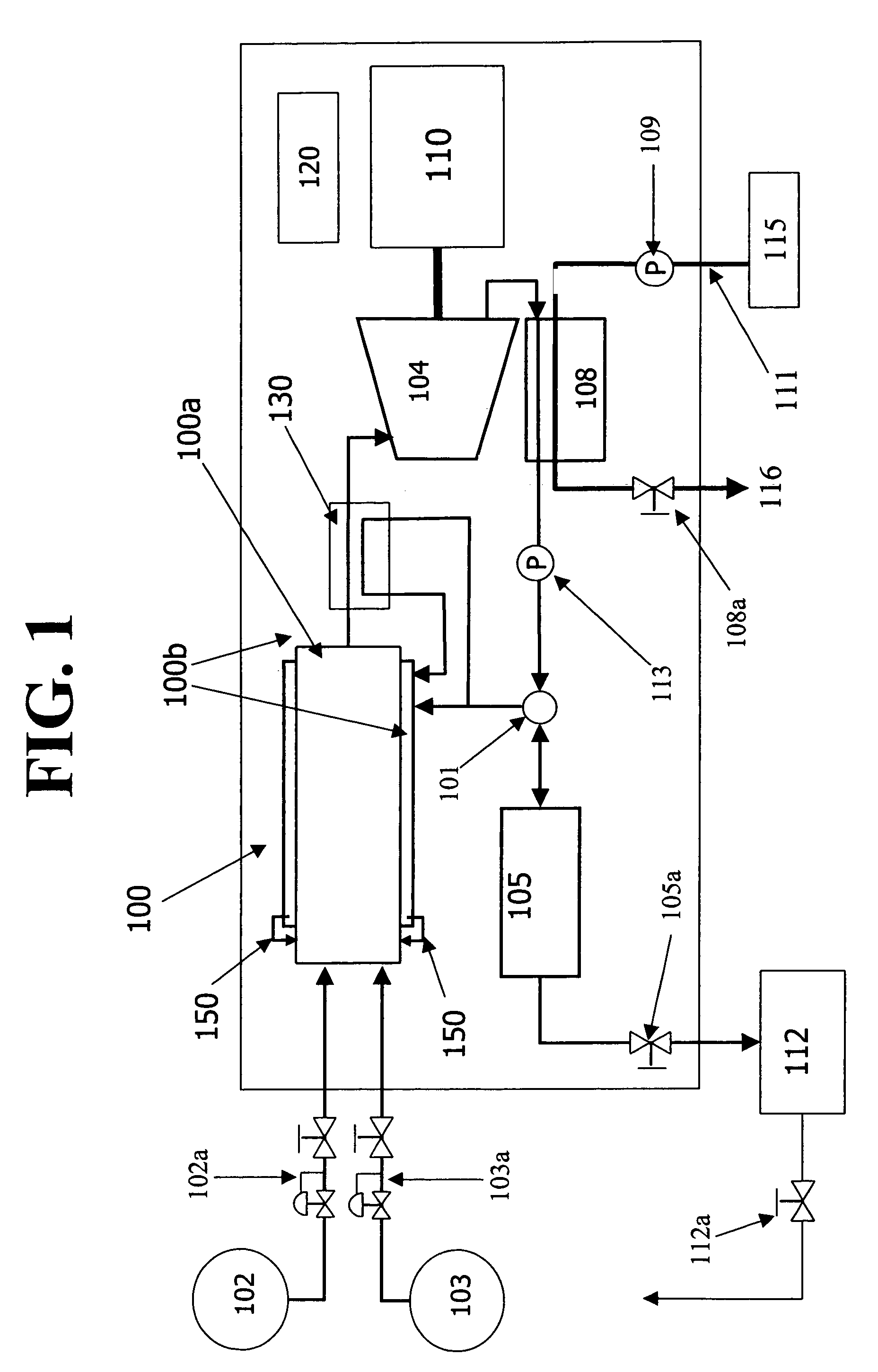 Closed-loop cooling system for a hydrogen/oxygen based combustor