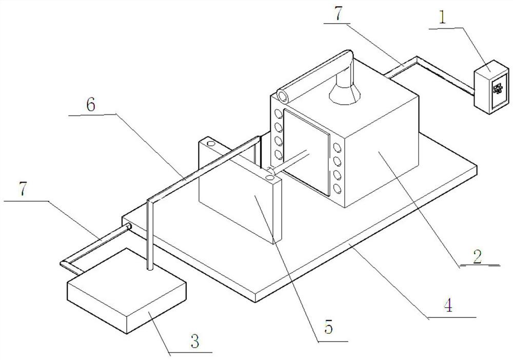 A small single-hole pressure swing coking device and a pressure swing ...