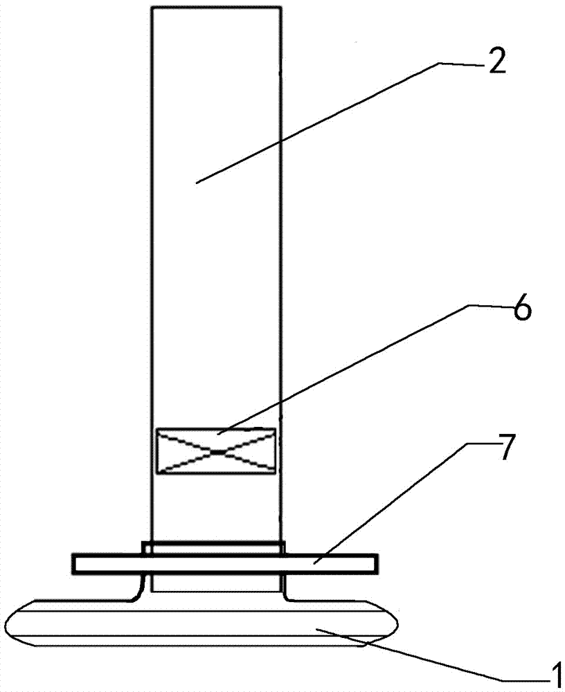 An inflatable unmanned helicopter atmospheric gas collection device and high-altitude gas collection method