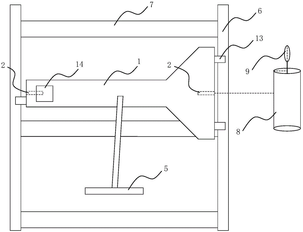 Rail track measuring mark point positioning method
