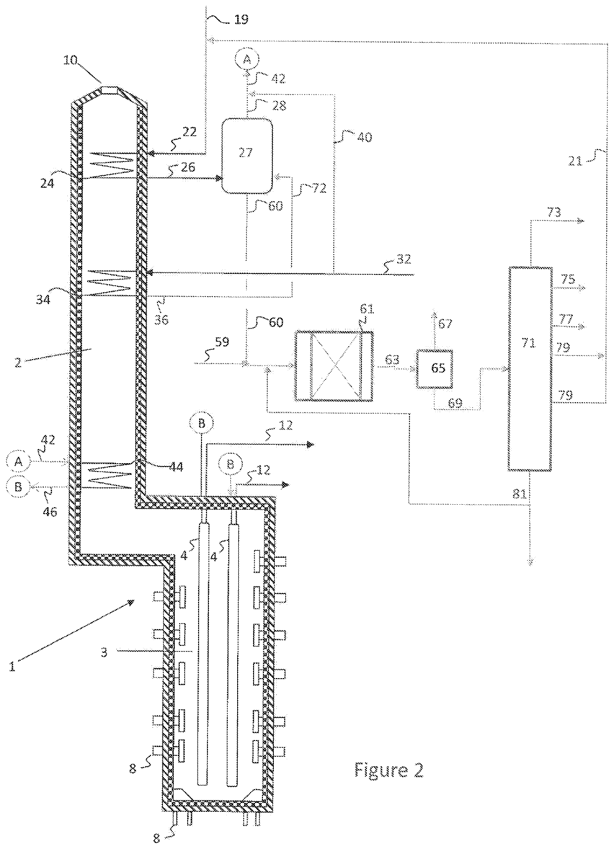 Integrated pyrolysis and hydrocracking units for crude oil to chemicals