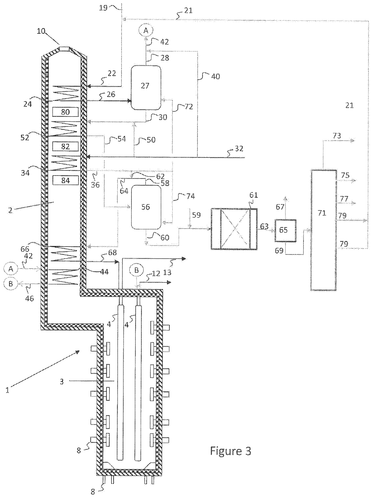 Integrated pyrolysis and hydrocracking units for crude oil to chemicals