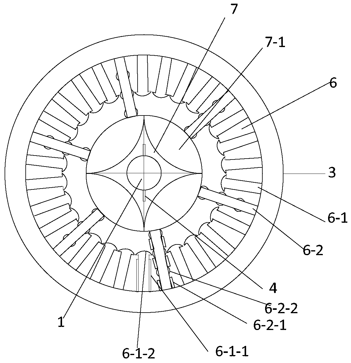 High-efficiency multifunctional motor