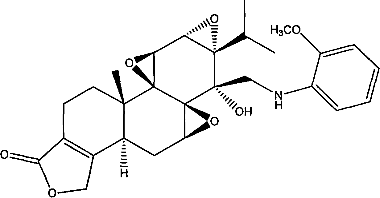 N-substituted methoxy-containing phenyl-14 Beta-aminomethyl epitriptolide derivatives, preparation method and use thereof