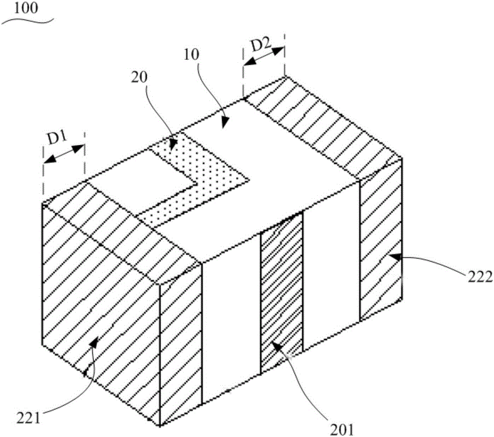 Composite electronic element and preparation method therefor