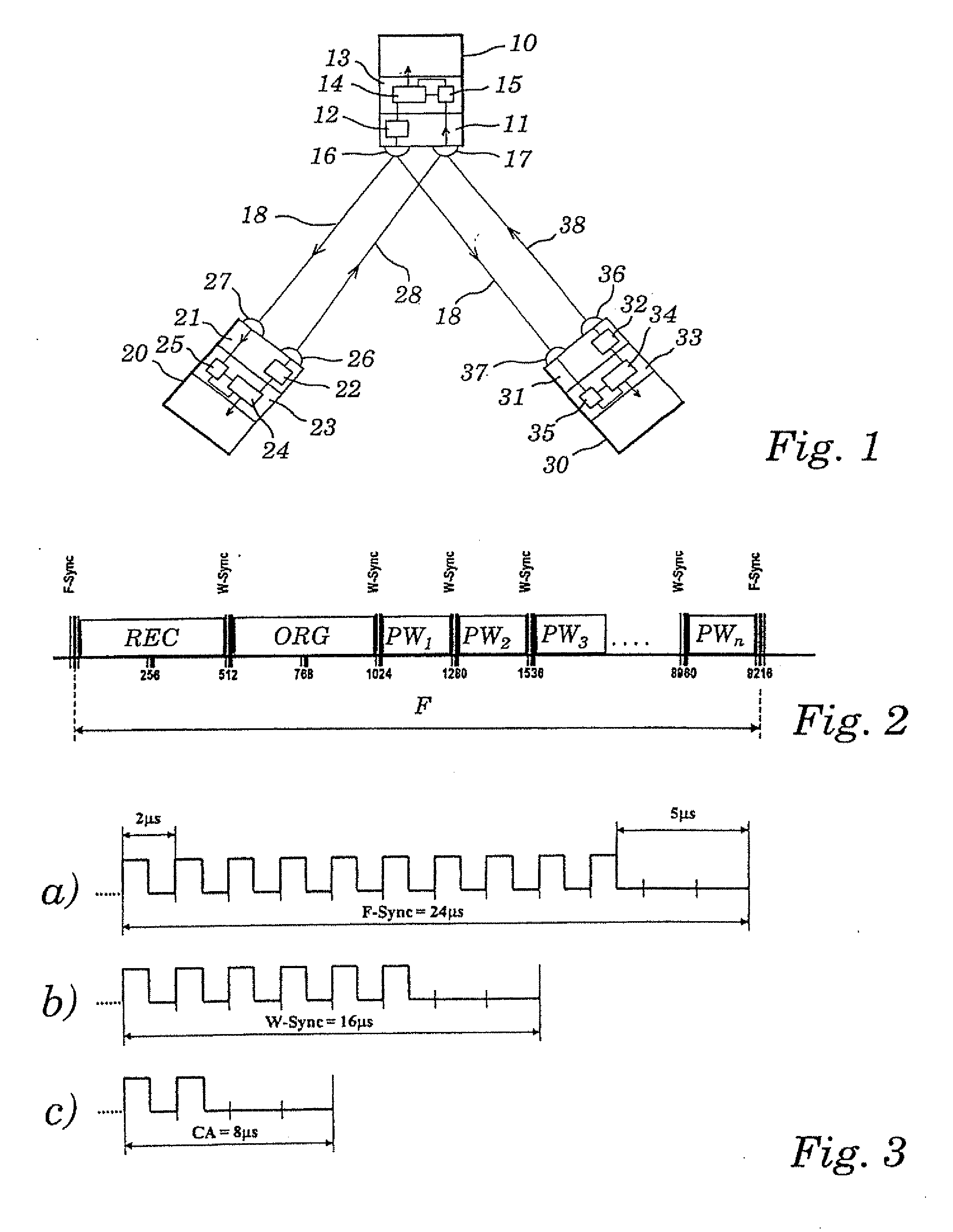 Method and device for optical data transmission