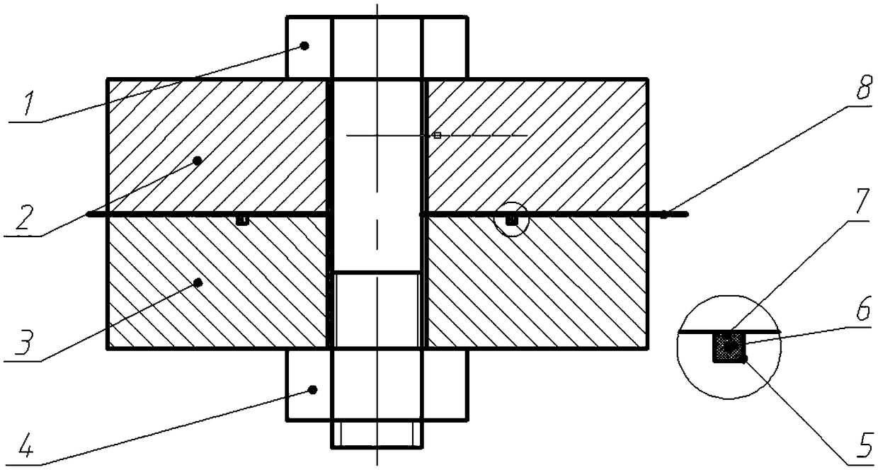 Calibration method for detecting pressure of bolted connection joint surfaces based on FBG sensors