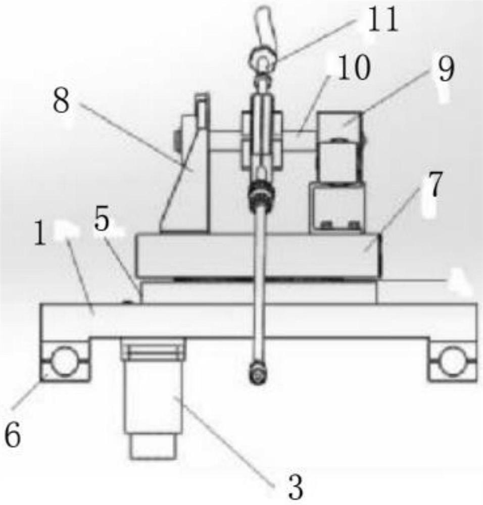 Two-shaft platform for tracked robot