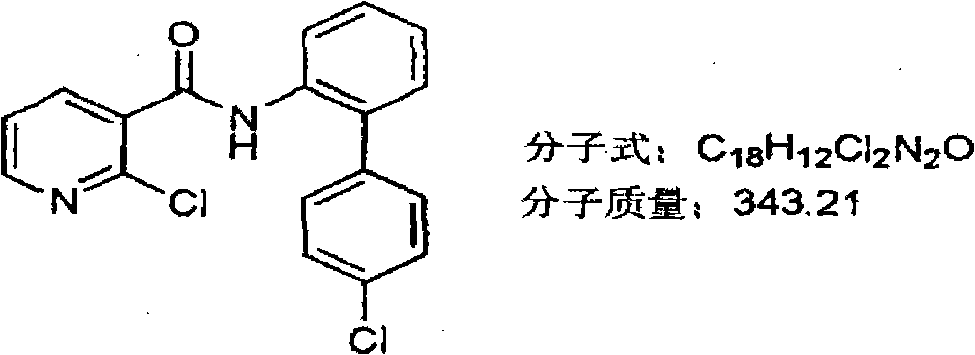 Bacteriocidal composition containing Boscalid and triazole bactericide