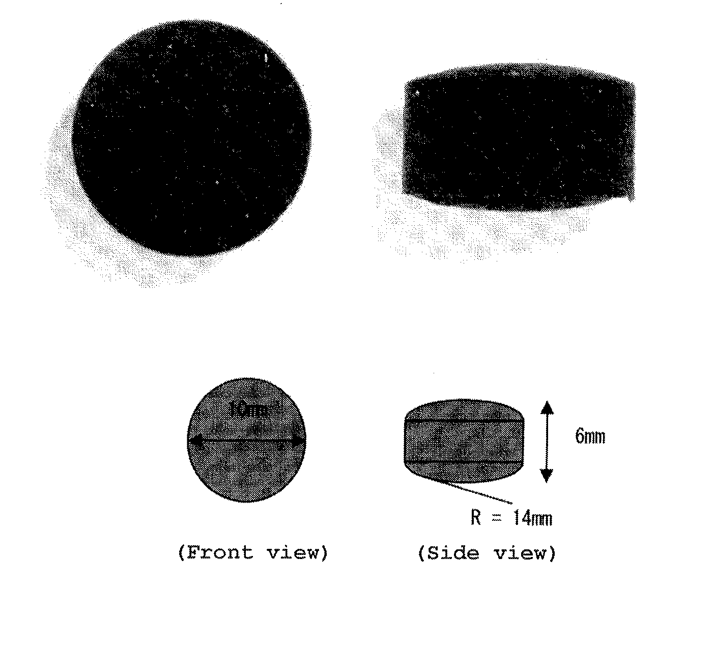 Tablet-formed pharmaceutical composition for oral administration and method for producing same