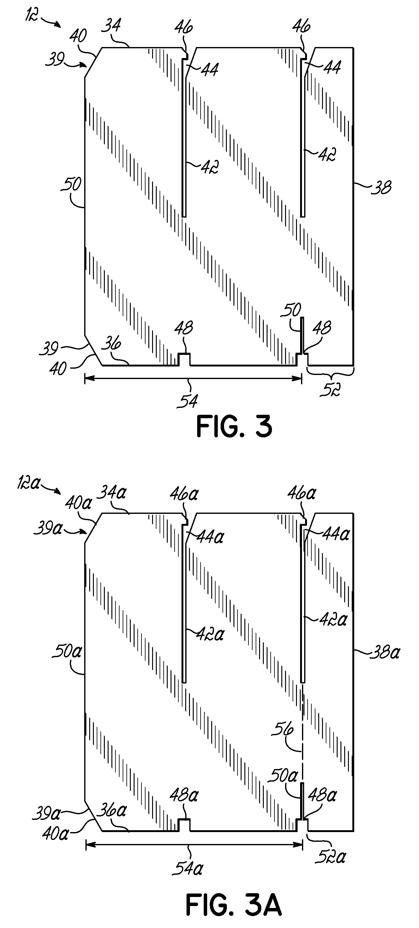 Non-diassembling intersecting partition matrix and method of manufacture
