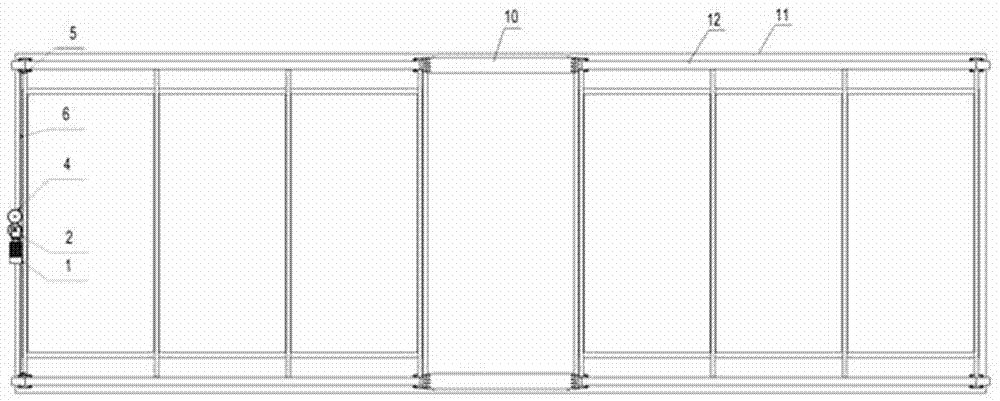 Steel wire rope traction system of three-dimensional parking garage carrier transverse moving device