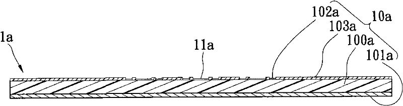 Light-emitting diode packing structure of forming filling type convex lens and manufacturing method thereof