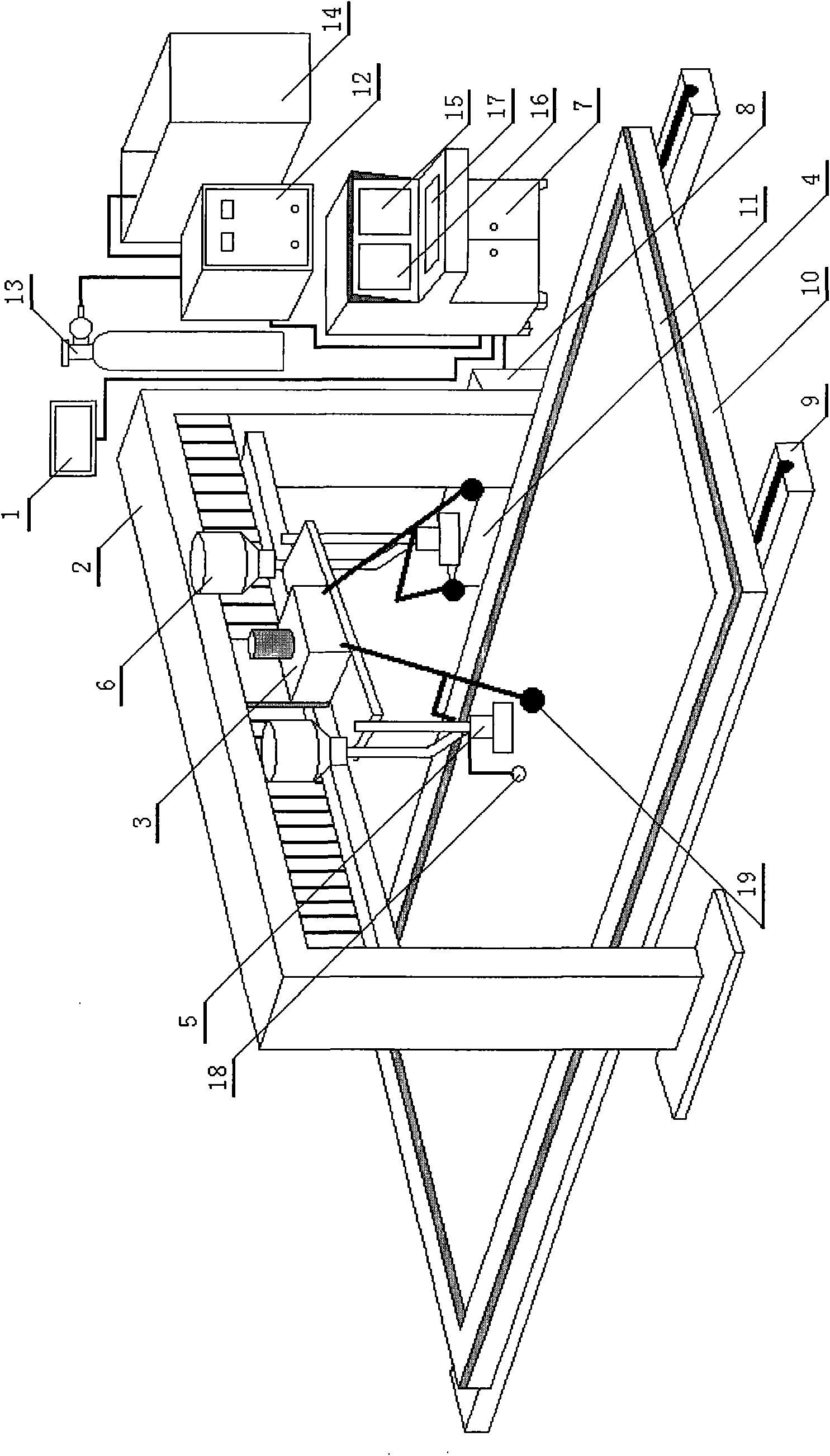 Method and apparatus for producing hard particle abrasion resistant composite steel board