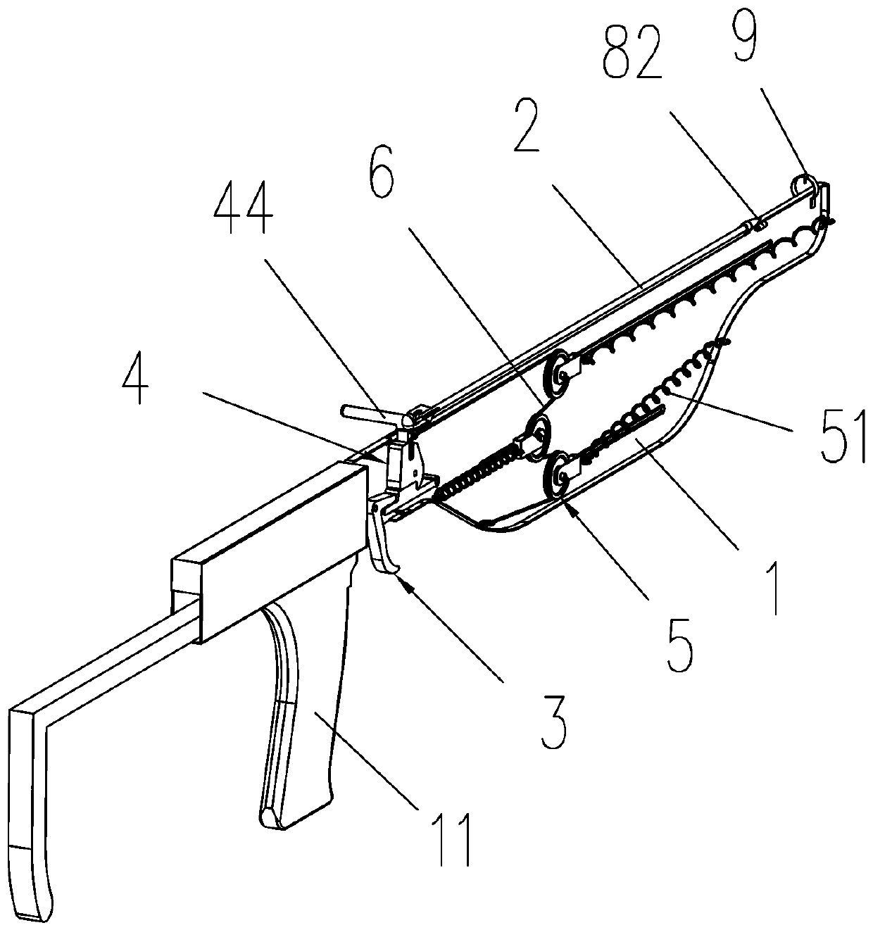 Novel pulley crossbow