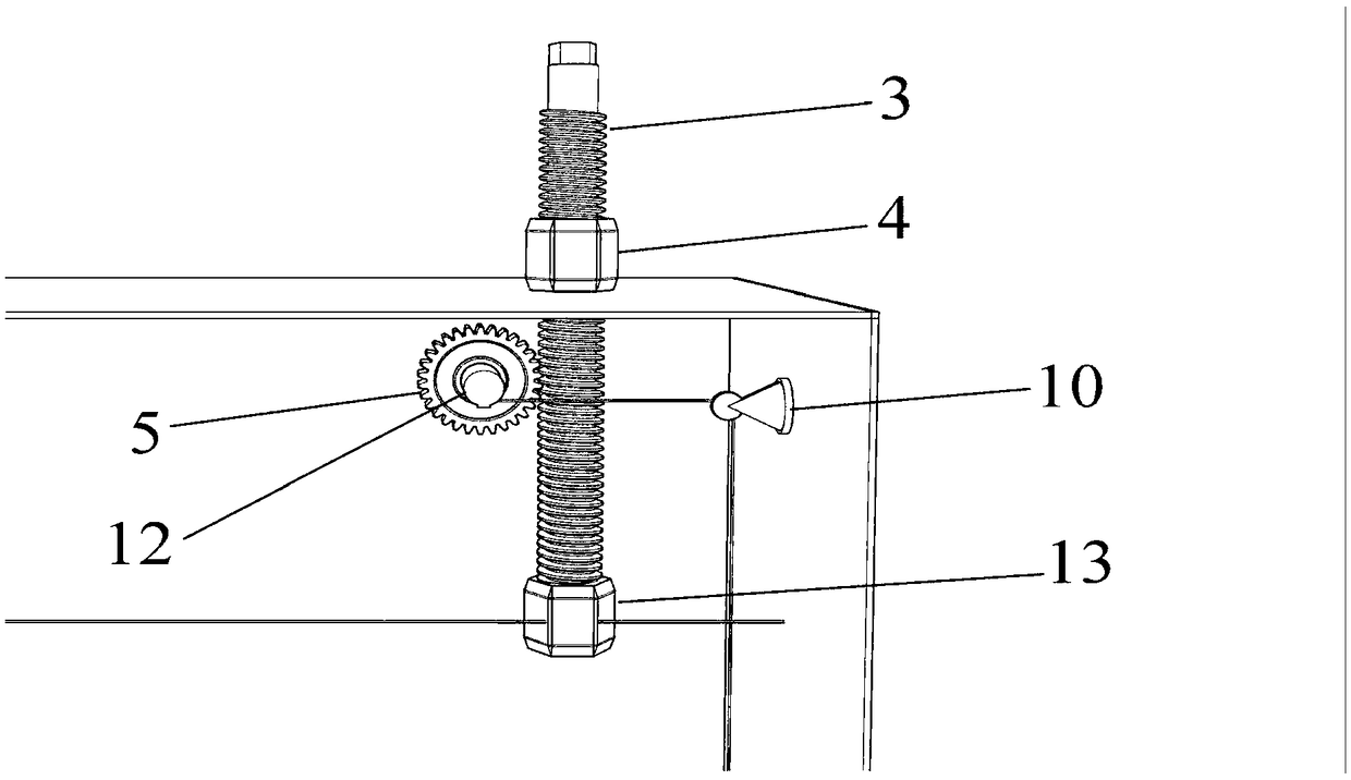 A support device for controlling the slow down of the abutment slab