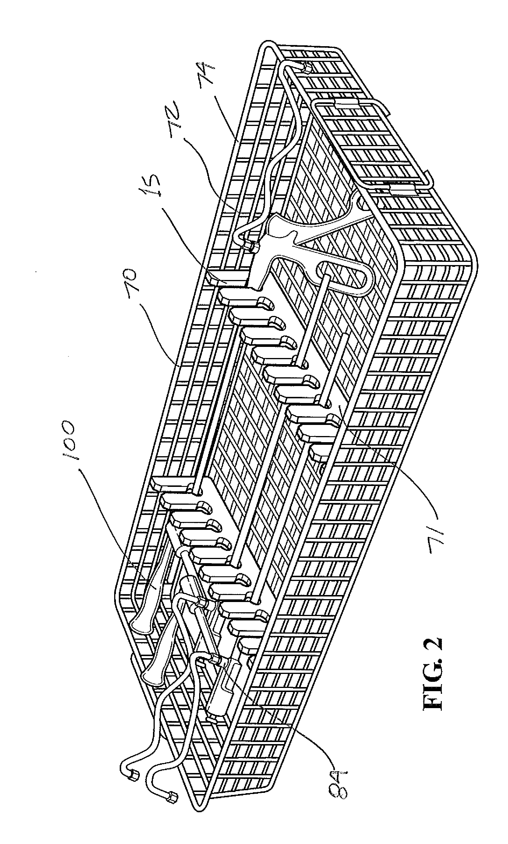Method and apparatus for cleaning of laparoscopic surgical instruments