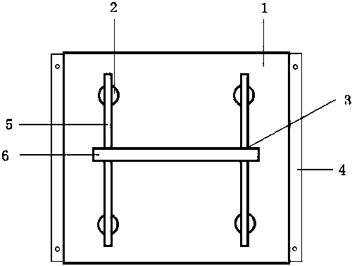 Shock-absorption support plate of power distribution cabinet