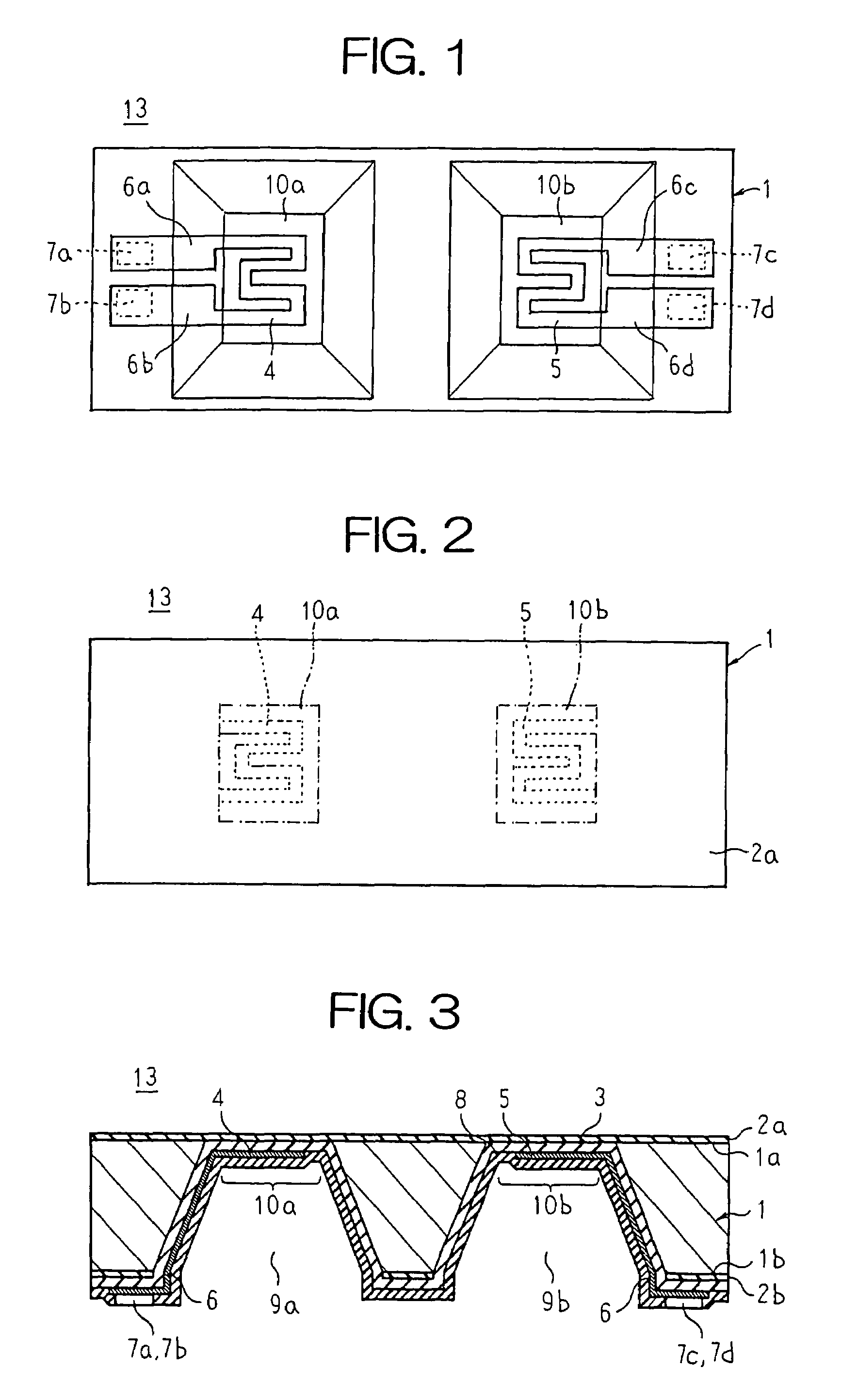 Thermosensitive flow rate detecting element and method for the manufacture thereof