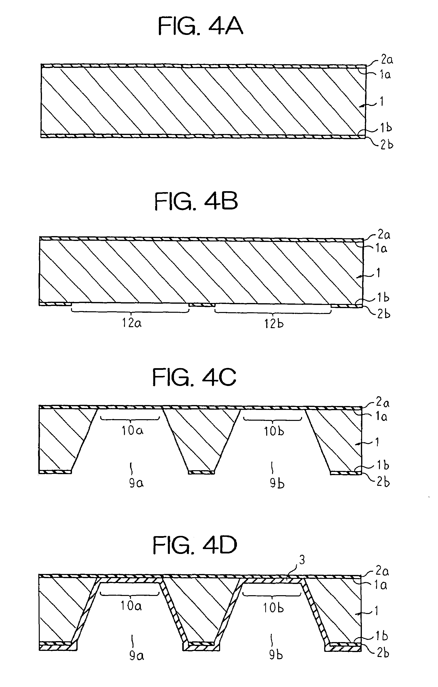 Thermosensitive flow rate detecting element and method for the manufacture thereof