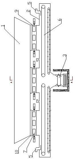 Air-cooled dry-type slag discharging system