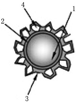 A kind of preparation method of ultra-sharp diamond wire saw and diamond wire saw