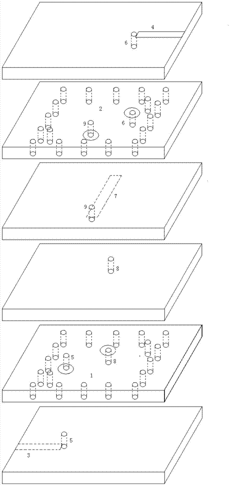 Stacked cascaded two cavity substrate integrated waveguide dual mode bandpass filter