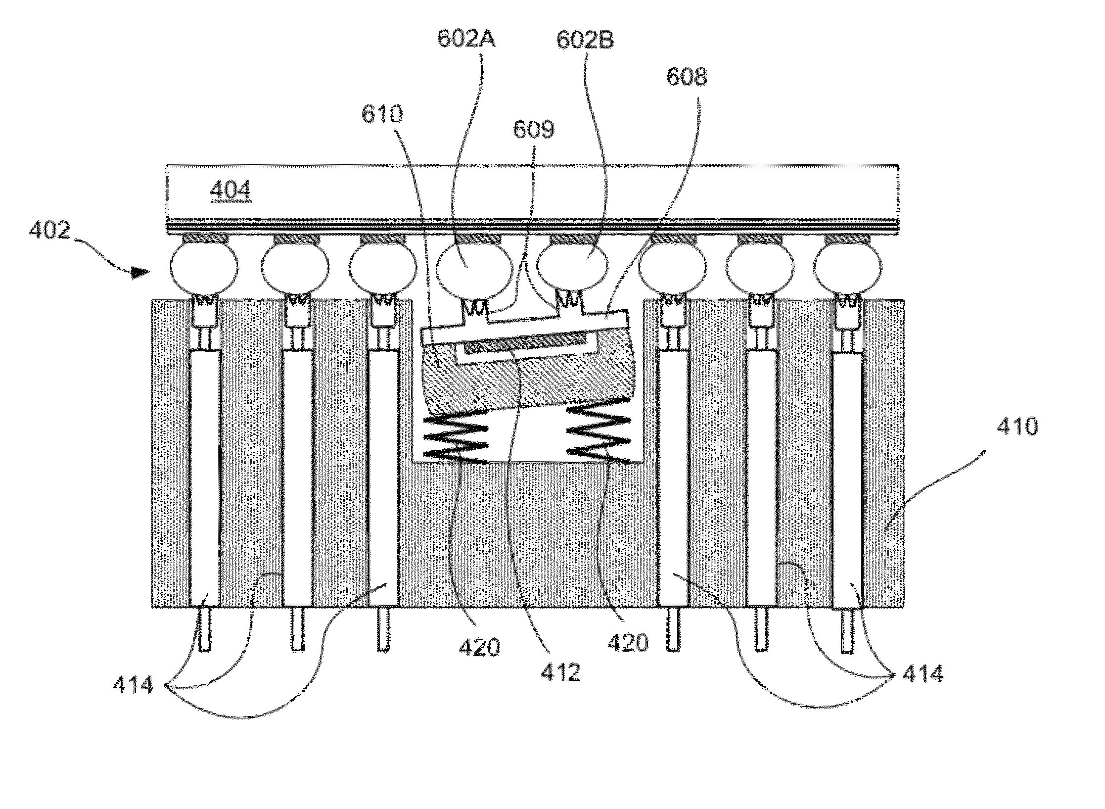 High-speed contactor interconnect with circuitry