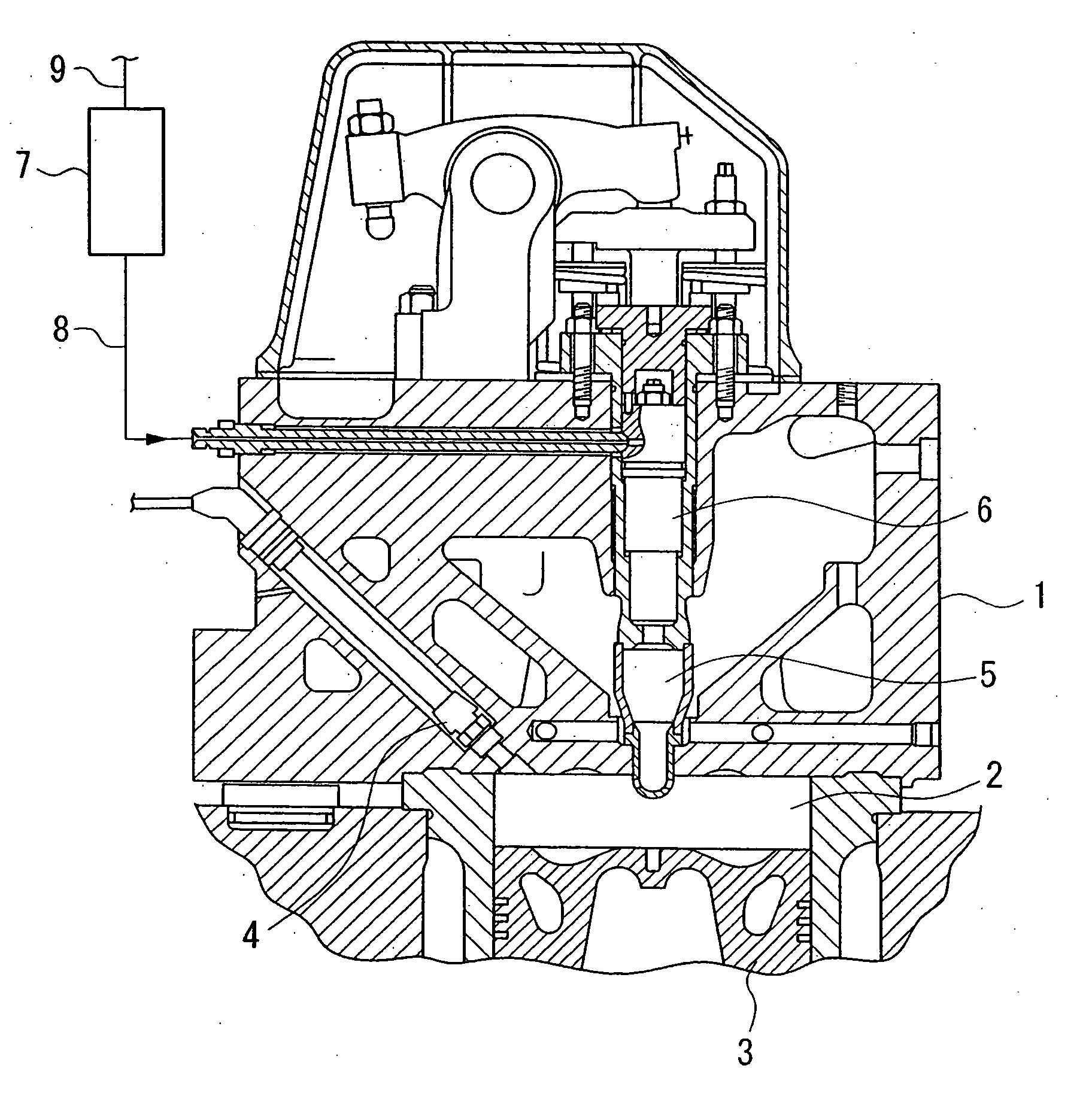 Pilot oil ignition gas engine and method of operating pilot oil ignition gas engine