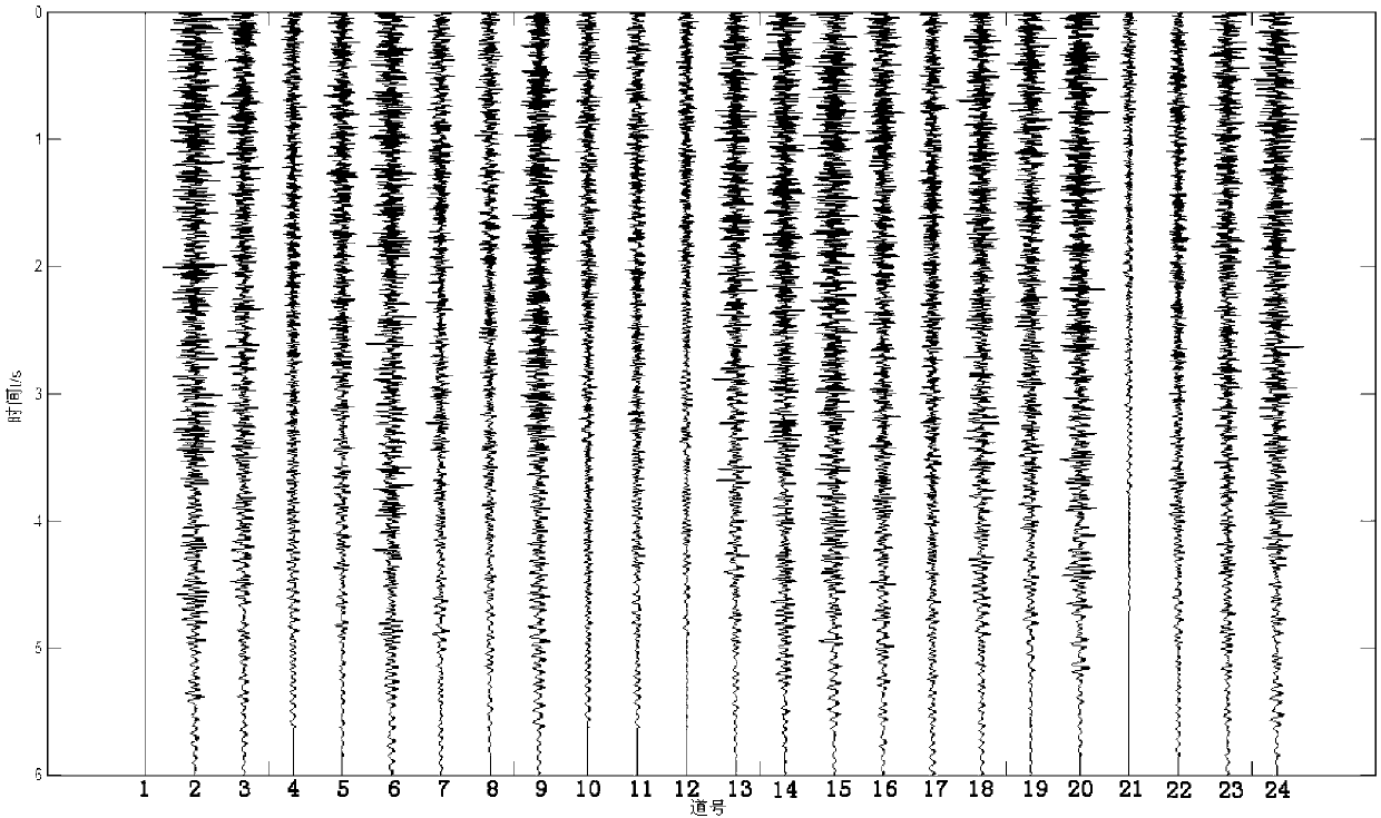Method for analyzing impulse noise interference in vibroseis earthquake records