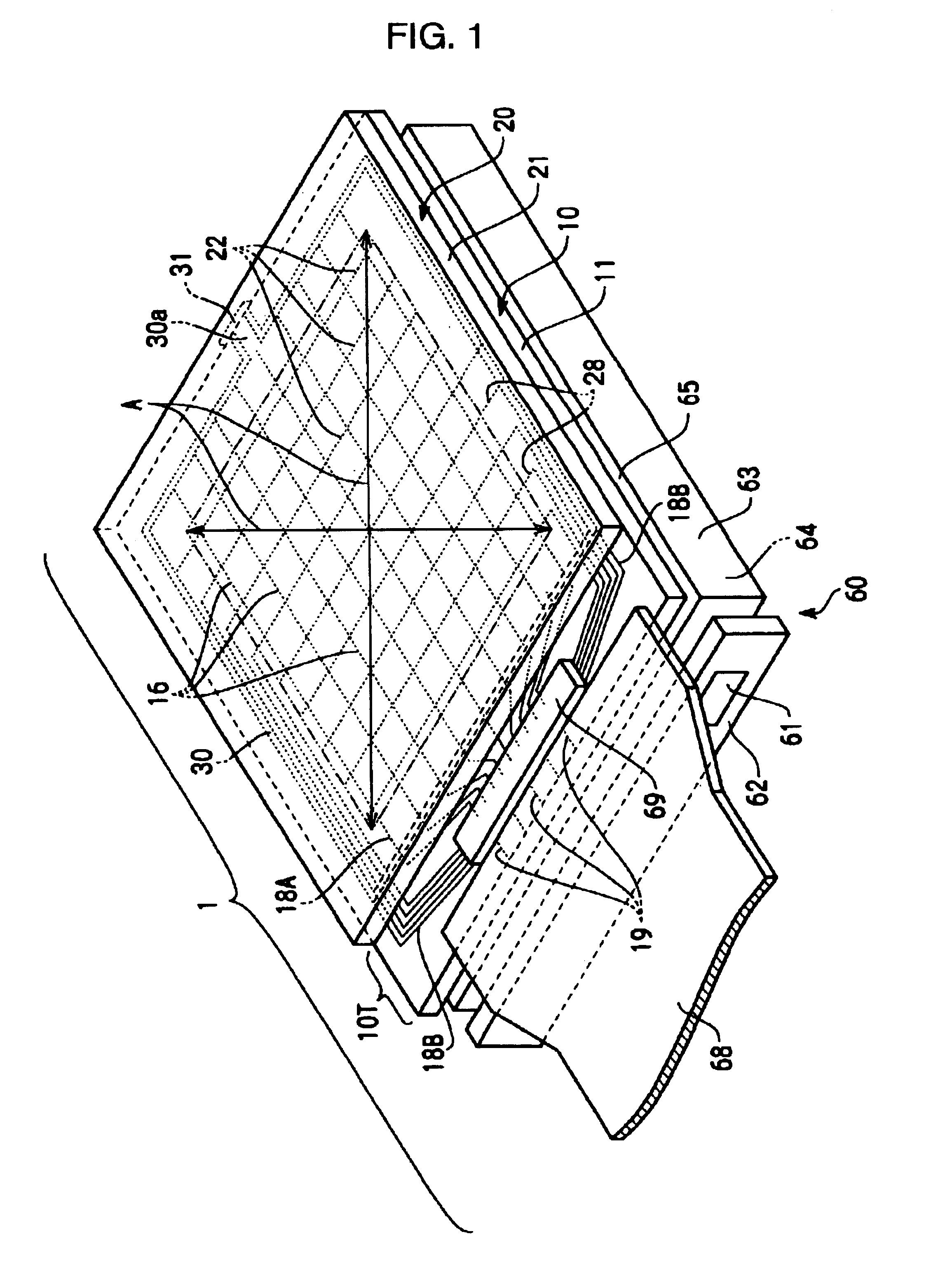 Substrate for electrooptic device and method of manufacturing the same, electrooptic device, and electronic equipment