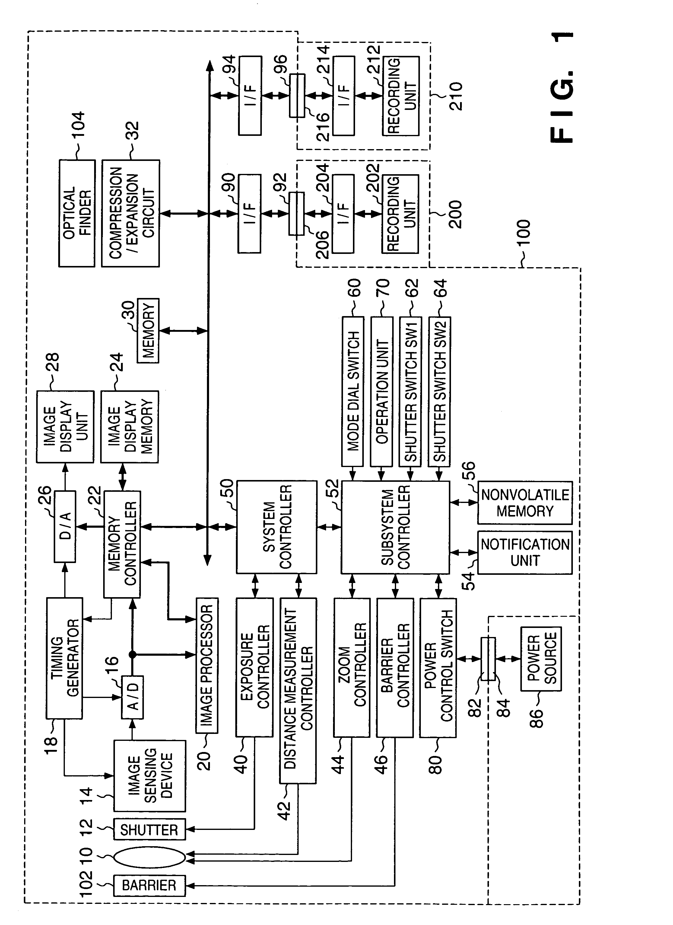 Electronic device using operating system for overall apparatus control including mechanical operation