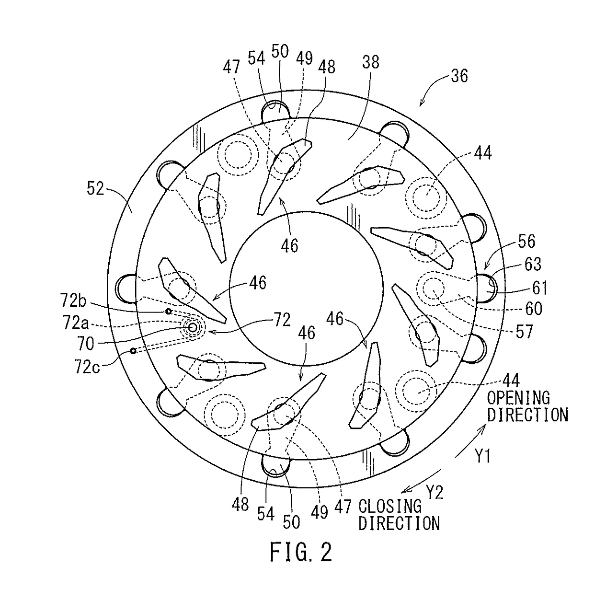 Variable nozzle turbochargers