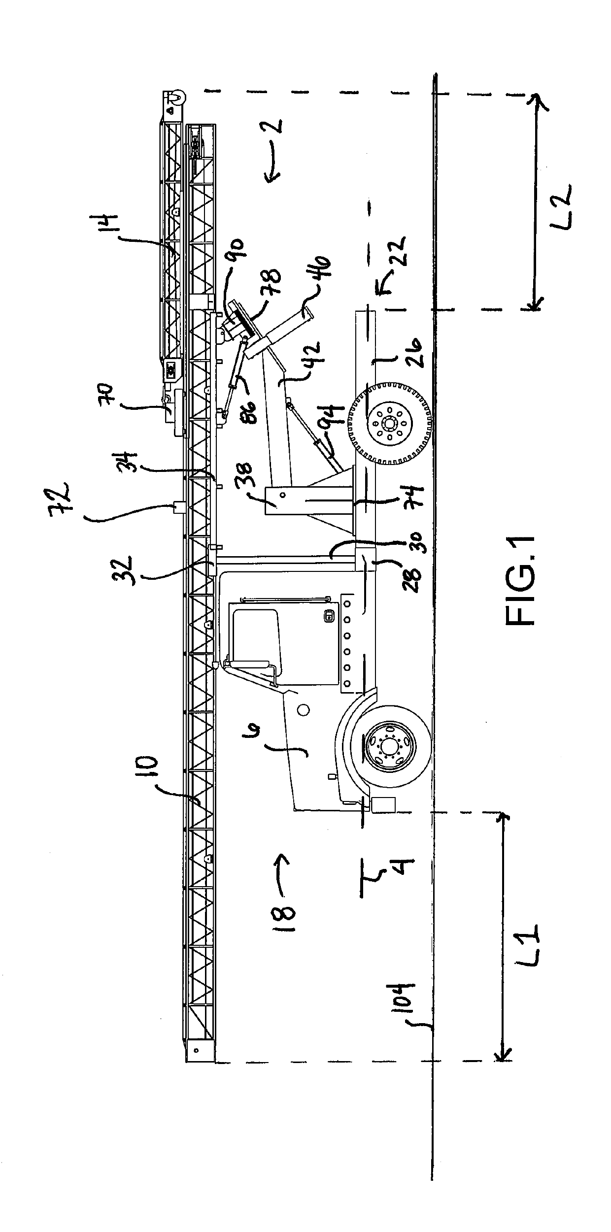 Vehicle-mounted conveyor system