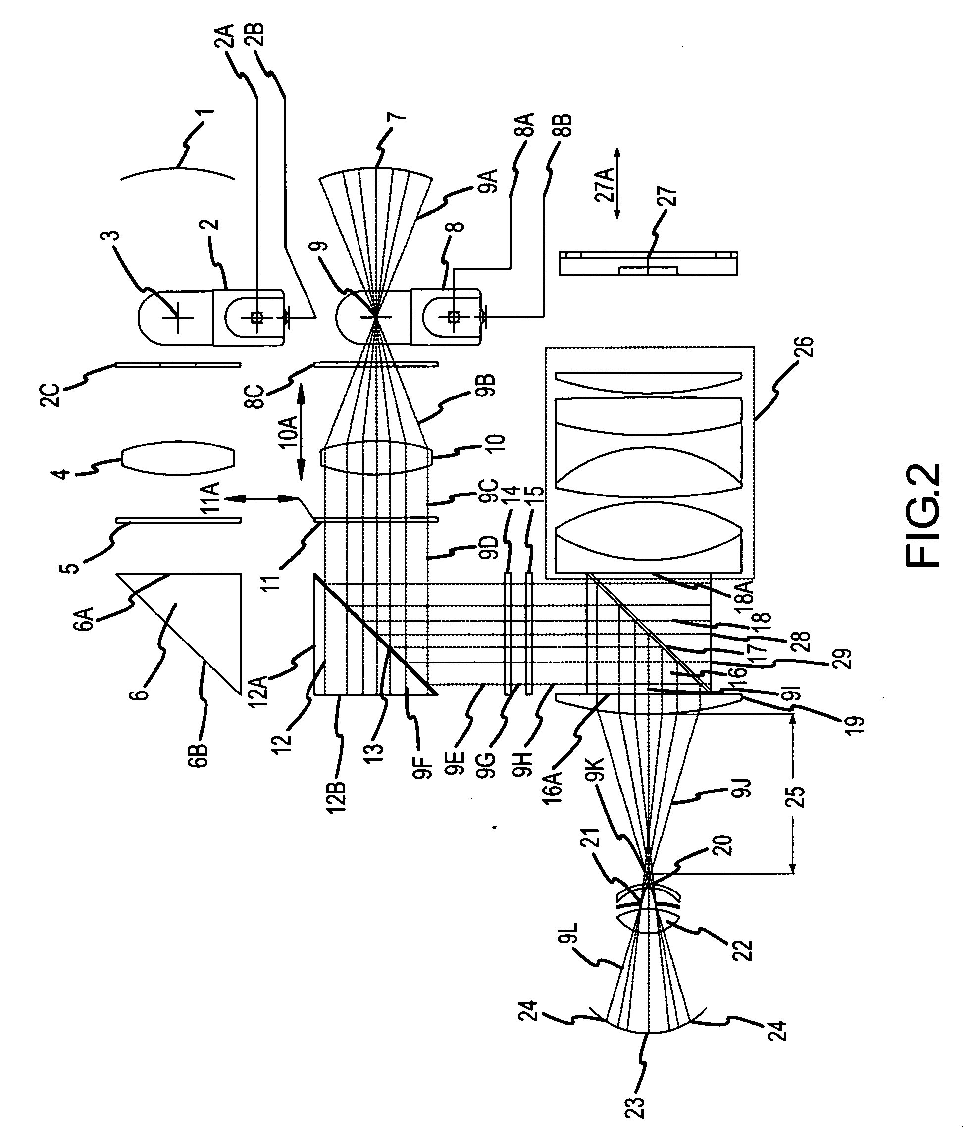 Hand held device and methods for examining a patient's retina