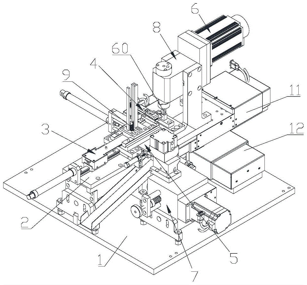 CNC key tooth flower automatic punching machine