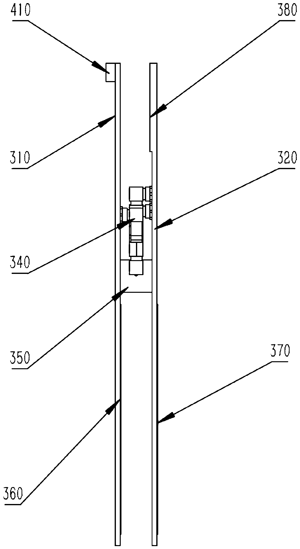 A multi-parameter rf online detection device and detection method for double-concealed probe type granary for grain