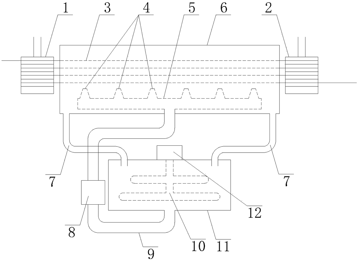 Gold steel line sanding device