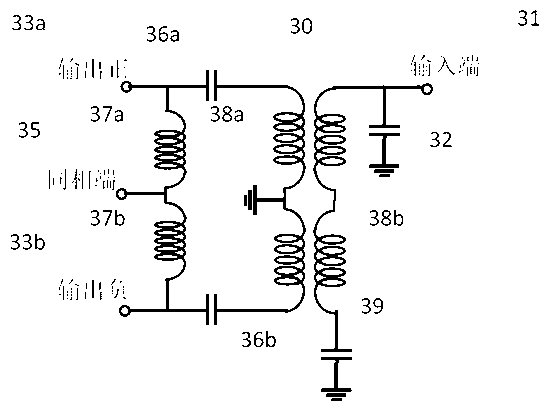 Passive three-balanced frequency converter